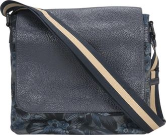 Coach Botanical Canvas Leather Shoulder Bag