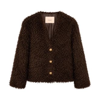 Twinset Mujer, Chaquetas, Marr&oacute;n, Talla: L