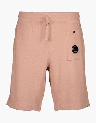 C.P. Company Mens Malfile Fleece Lens Bermudas - Pink - Size: 32/30/31