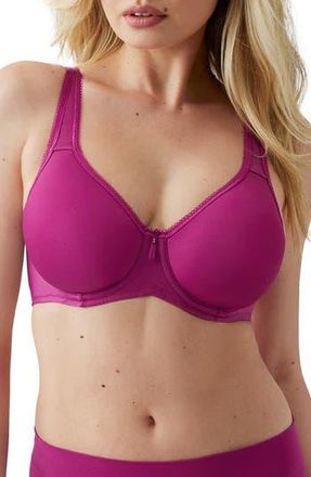 Wacoal Basic Beauty Spacer Underwire T-Shirt Bra in Berry Fizz at Nordstrom Rack, Size 38Dd