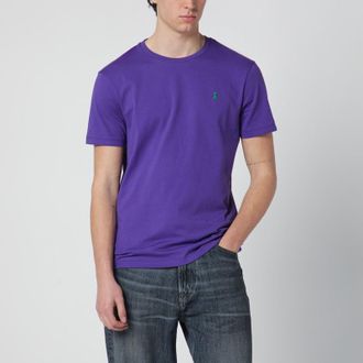 Polo Ralph Lauren Purple Custom Slim-Fit cotton T-shirt