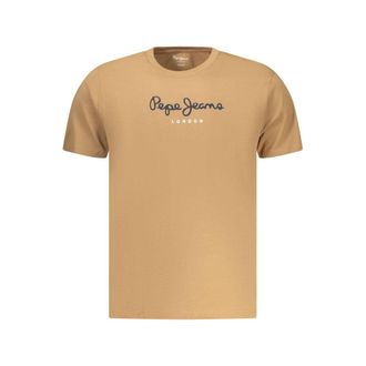 Pepe Jeans London Marrone Katoenen Heren T-Shirt