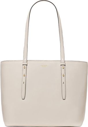 Kate Spade New York do it all fine grain leather tote in Cashew Milk at Nordstrom