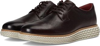 Cole Haan Original Grand 2.0 Oxford Mens Lace Up Wing Tip Shoes Dark Chocolate/Silver Birch : 11.5 D - Medium, Leather