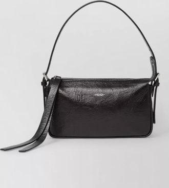 Fendi small leather clutch bag