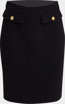 Chlo&eacute; Tweed Pencil Skirt