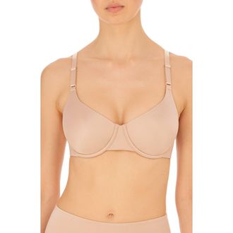 Natori Liquid Full Fit Balconette T-Shirt Bra in Lt. Mocha at Nordstrom, Size 36Ddd
