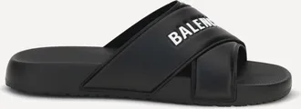 Balenciaga Cross-logo Slides Male 40