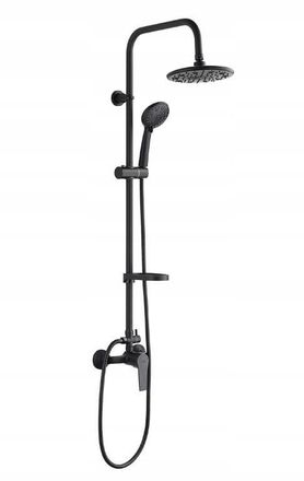 OEM Conjunto De Ducha De Pared Negro Con Grifo Enna