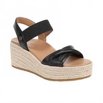 Vionic Womens Darla Espadrille Wedge Sandals In Black