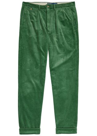 Polo Ralph Lauren Tapered-leg Corduroy Trousers - Green - 34 (W34 / L)