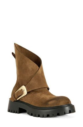 Azalea Wang Phrixus Bootie in Brown at Nordstrom, Size 6.5