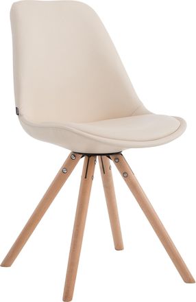 Clp Silla De Comedor Laval Rund Natural Crema