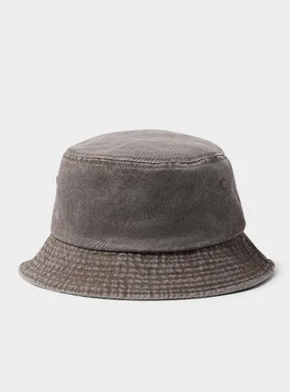 Simons Womens Faded cotton bucket hat
