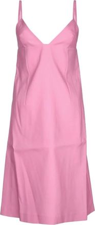 Jacquemus La Robe Camison - Dames - Casual kleedjes - Roze - M - Wol - Kleedjes