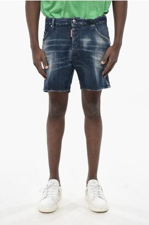 Dsquared2 RAW Faded Denim Bro Fit Shorts size 42