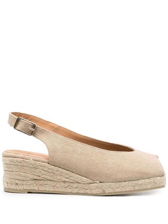 Castaner 50 mm Dosalia slingback espadrilles - Beige