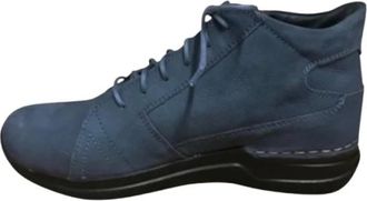 Wolky Stivale stringato Why - - Shoes - Donna - Blu - 36 EU