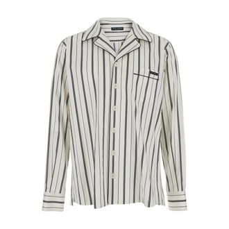 Dolce & Gabbana Casual Shirts, male, Multicolor, Size: 3XL Striped Vanity Shirt