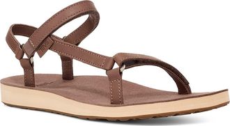 Teva Original Universal Slim Leather Sandal in Acorn at Nordstrom, Size 8