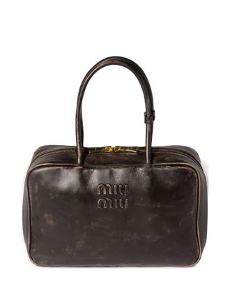 Miu Miu Beau Vintage-Effect Nappa Leather Bags