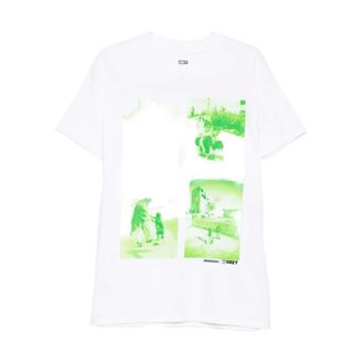 Obey T-Shirts, male, White, Size: XL Skateistan Child Photo Tee