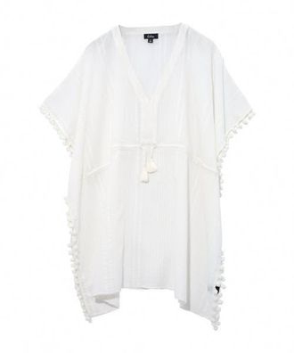 Echo Lamai Butterfly Caftan in Cream at Nordstrom, Size X-Small