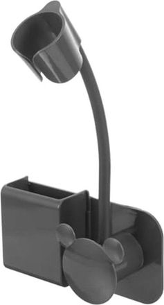 No Brand Soporte De Pared Para Secador De Pelo, Organizador De Pared Para Ba&ntilde;o, Herramienta De Peinado Profesional, Dise&ntilde;o Que Ahorra Espacio, Color Negro