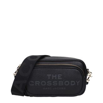 Marc Jacobs Damens Umh&auml;ngetasche aus schwarzem Leder