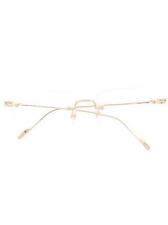 Cartier Occhiali squadrati in oro 18kt - Toni neutri