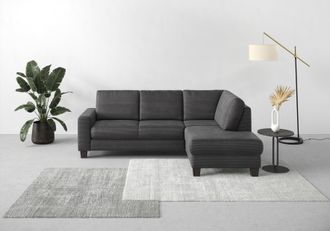 HOME AFFAIRE Ecksofa »Summer L-Form« mit Ottomane, mit oder ohne Bettfunktion und Bettkasten, Cord-Bezug