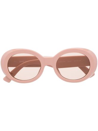 AMBUSH Kurt oval-frame sunglasses - women - Acetate - 53 - Neutrals