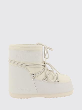 Moon Boot Icon Two-Tone Ankle Snow Boots with Adjustable Laces
