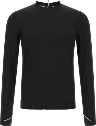 Moncler Black Crew Neck Sweatshirt