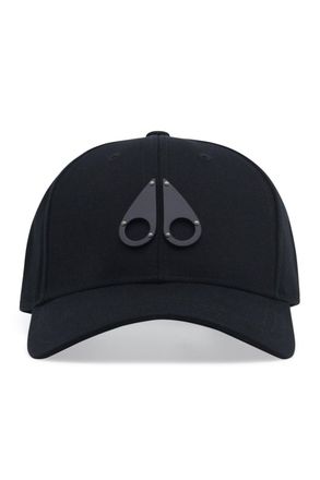 Moose Knuckles BLACK LOGO ICON CAP Size: OS, colour: BLACK