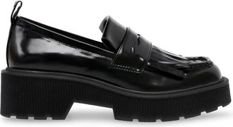 Steve Madden Schoenen, Dames, Zwart, 38 EU, Leer, Marleigh Loafers