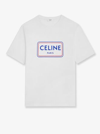 Celine T-shirt in cotone con stampa Logo - CELINE - gender_Woman