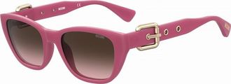 Moschino Womens MOS130-S-MU1 MOS130 S 55 MU1 Sunglasses - Pink - One Size