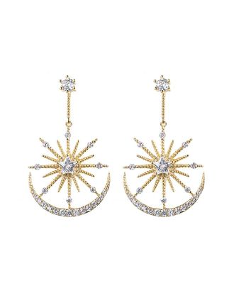 Eyecandy LA Eye Candy La Celestial Cz Crystal Drop Earring