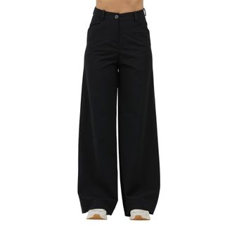 Roberto Ricci Design Rrd, Broeken, Dames, Zwart, M, Wijde Palazzo Broek