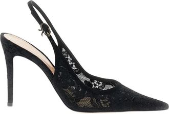 Gianvito Rossi D&eacute;collet&eacute; Slingback - female - Gianvito Rossi - Pumps - Black - 3 1/2 UK - Shoes