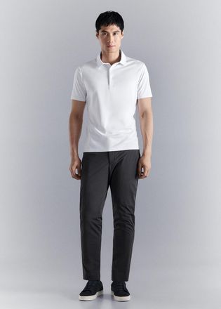 Mango Polo comfort stretch bottoni bianco - Uomo - XXL - MANGO MAN