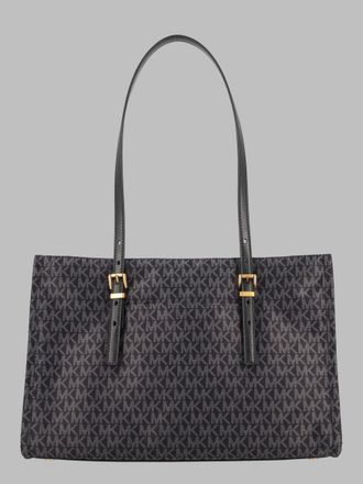 Michael Michael Kors Womens Tote Bag Zadie Black Polyester Shoulder