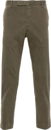 PT01 Khaki Slim Fit Broek - Heren - Chinos - Groen - S - Katoen - Broeken