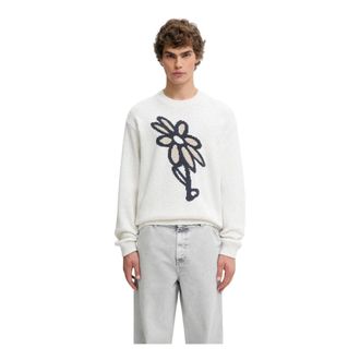 Maison Kitsun&eacute; Hombre, Jerseys, Blanco, Talla: XL