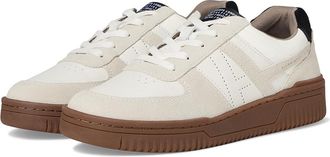 AllSaints Vix Suede Sneakers Womens Shoes Chalk White/Black : 11 M, Leather/Textile