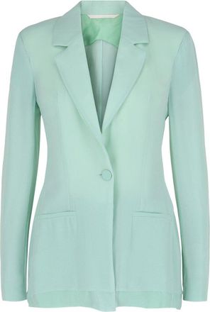 Givenchy Single-Breasted Sheer Silk Blazer