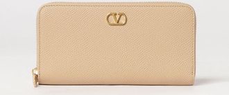 Valentino Garavani Portafoglio Continental VLogo Signature in pelle martellata