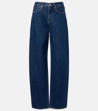 Slvrlake Denim Tess Long low-rise barrel-leg jeans