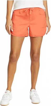 Eddie Bauer Cayenne Aspire Stretch Cotton Pull On Shorts In Orange